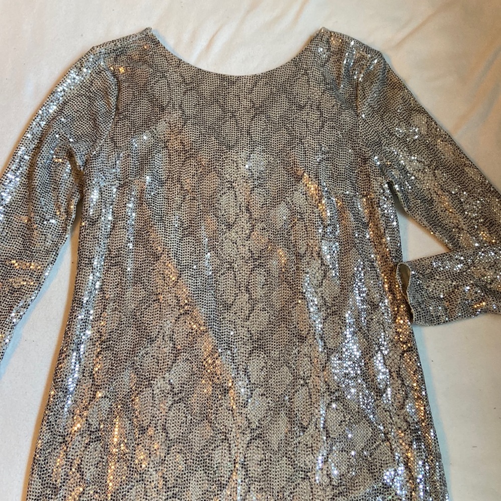 Adrienne Snake Print Dress